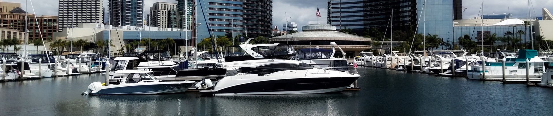 A marina filled with boats and yachts in New York